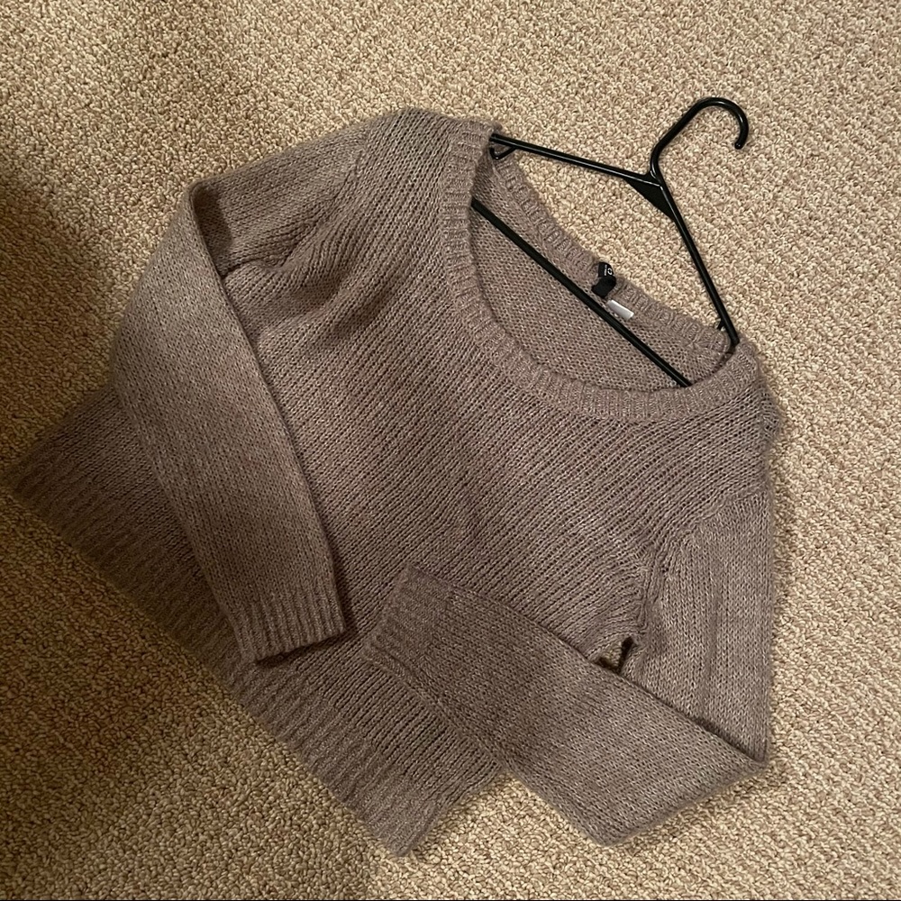 Divided Taupe Sweater
